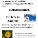 Seniorenkreis am 17. Juni 2024